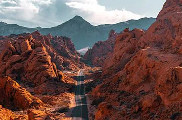 Red rock canyon landscape in Arizona